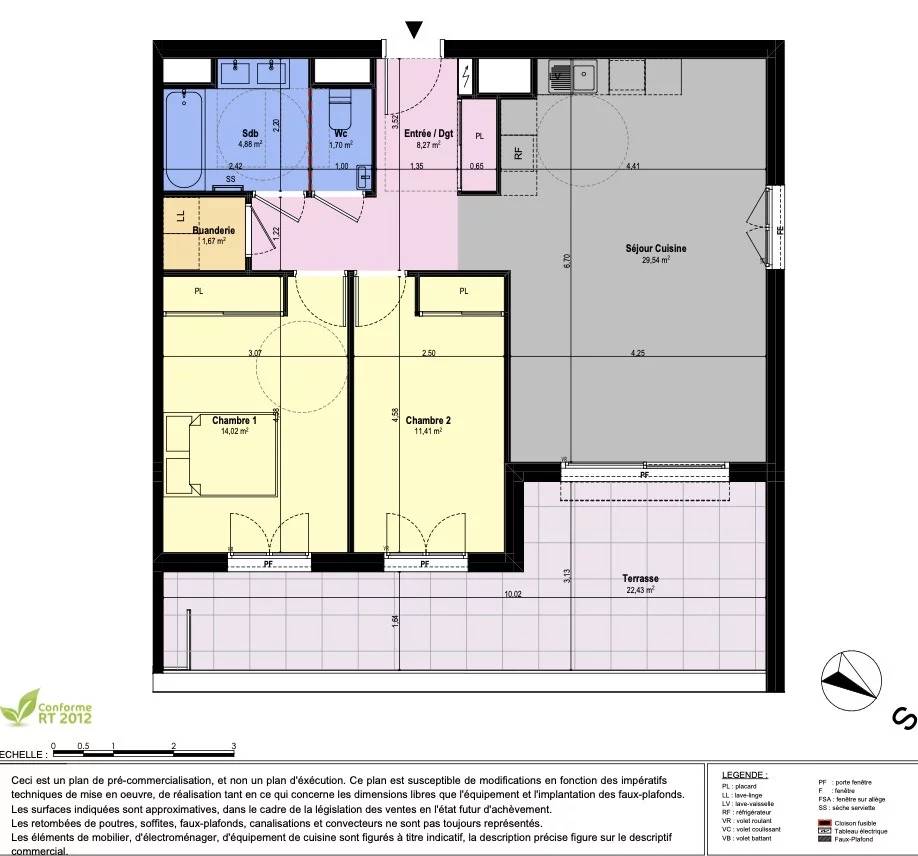 2 Bed, 1 Bath, ApartmentFor Sale, Châteauneuf-Grasse, Alpes-Maritimes