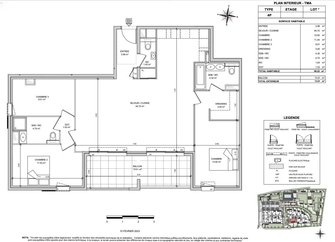 3 Bed, 2 Bath, ApartmentFor Sale, Antibes, Alpes-Maritimes