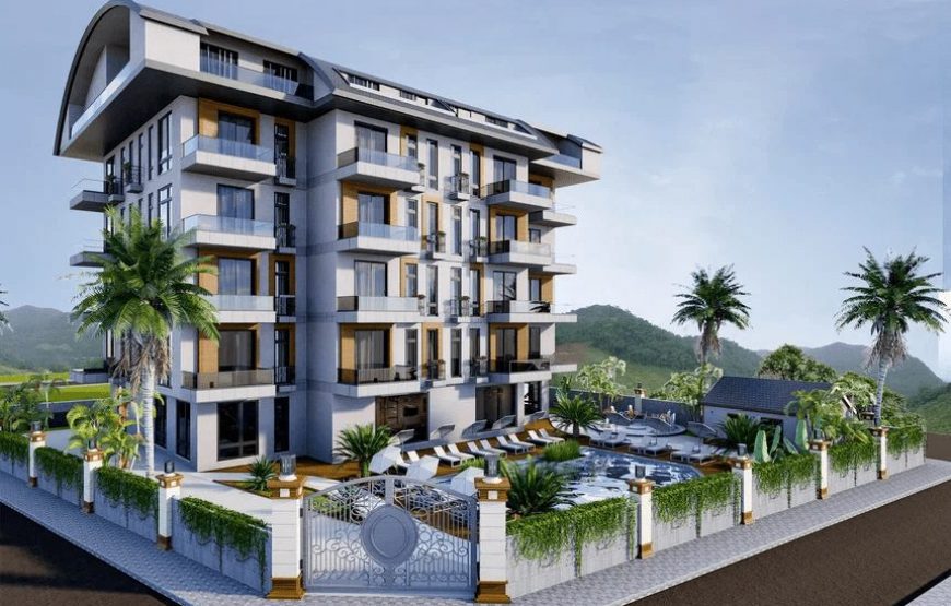 2 Bed, 1 Bath, ApartmentFor Sale, Oba Alanya