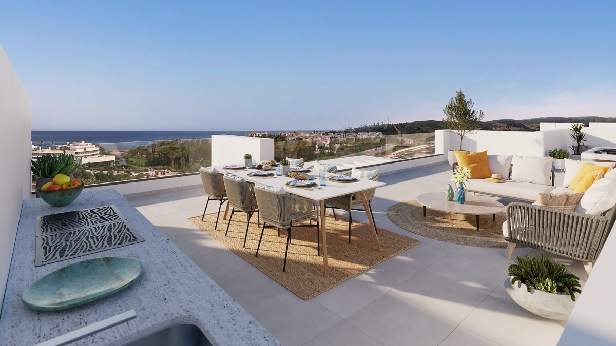 3 Bed, 2 Bath, ApartmentFor Sale, Estepona, Malaga