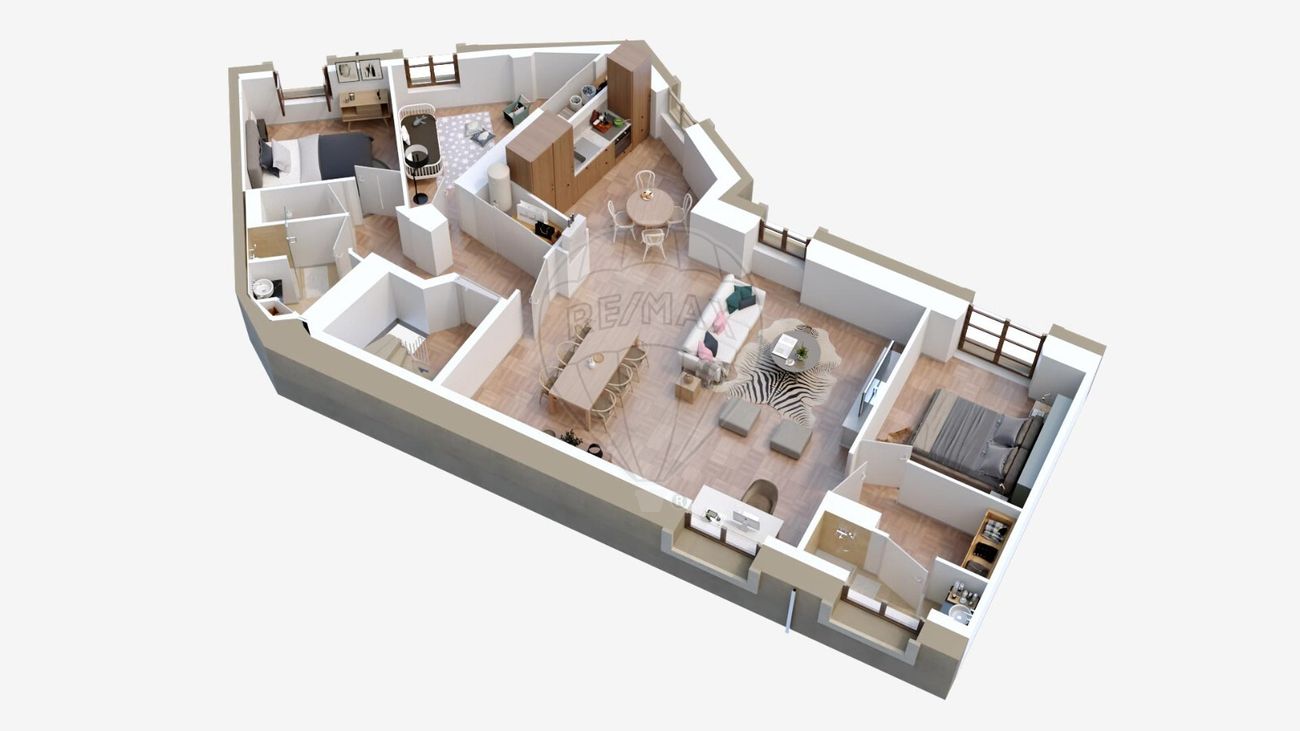 3 Bed, 1 Bath, ApartmentFor Sale, Beziers, Herault, Occitanie, 34500