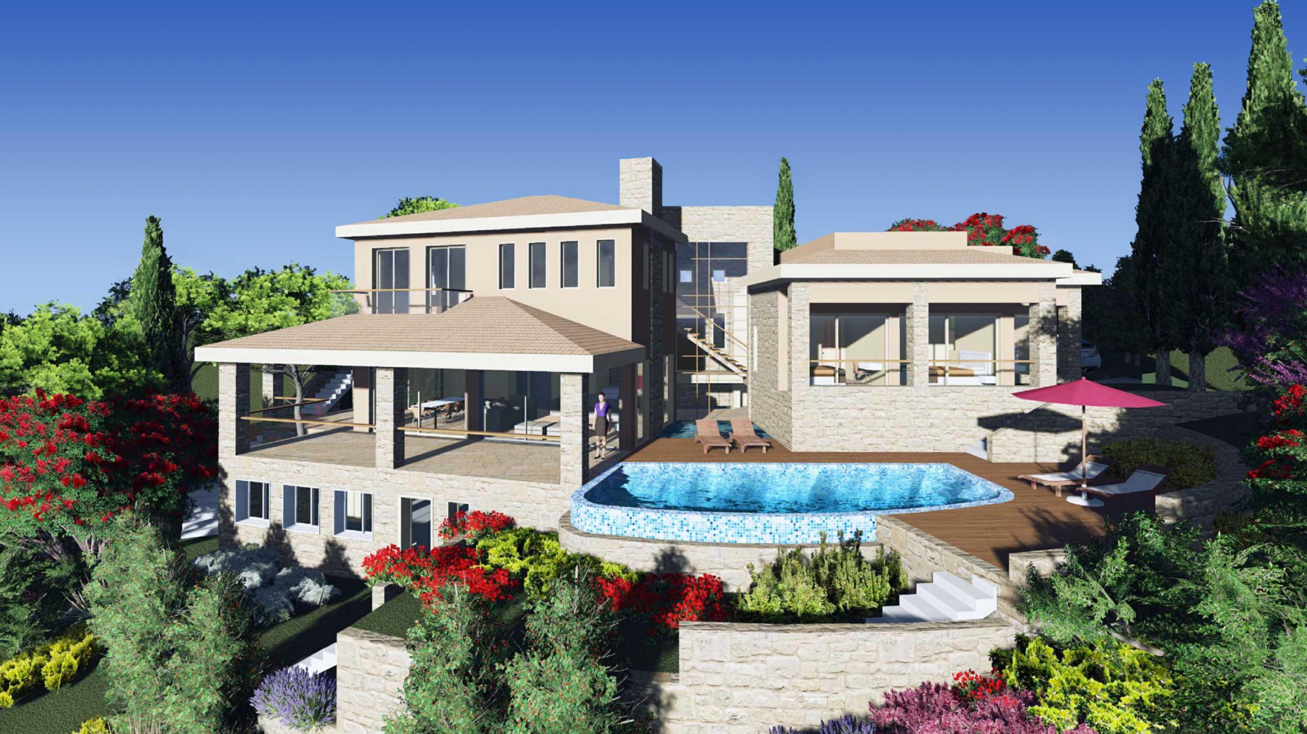 3 Bed, 3 Bath, HouseFor Sale, Kamares Village, Paphos