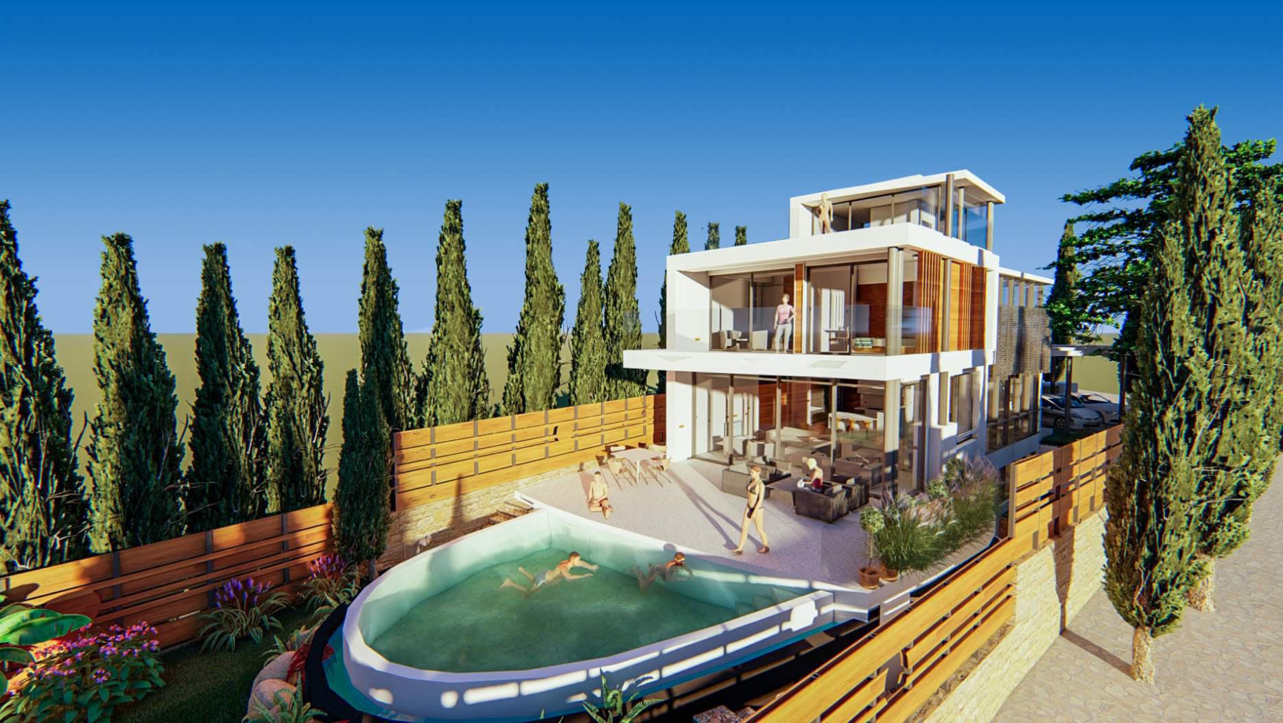 4 Bed, 4 Bath, HouseFor Sale, Chloraka, Paphos